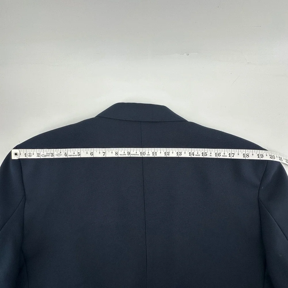 Levi's Action Suit Blazer Mens 46R‎ Navy Blue Sta-Prest Vintage Retro 70's